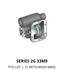 SERIES 2G 33M9 PTO LAT. L. D. MITSUBISHI M8S6