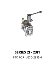 SERIES 2I - 23I1 PTO FOR IVECO 2835.6