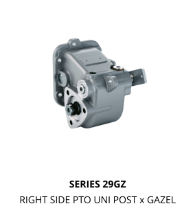 SERIES 29GZ RIGHT SIDE PTO UNI POST x GAZEL