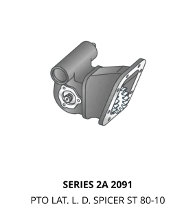 SERIES 2A 2091 PTO LAT. L. D. SPICER ST 80-10