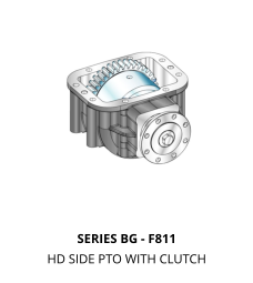 SERIES BG - F811 HD SIDE PTO WITH CLUTCH