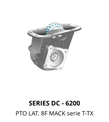 SERIES DC - 6200 PTO LAT. 8F MACK serie T-TX
