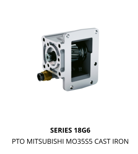 SERIES 18G6 PTO MITSUBISHI MO35S5 CAST IRON