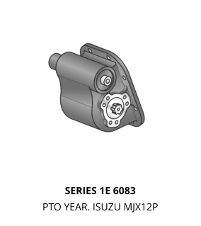 SERIES 1E 6083 PTO YEAR. ISUZU MJX12P