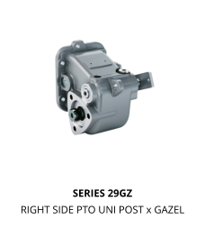 SERIES 29GZ RIGHT SIDE PTO UNI POST x GAZEL