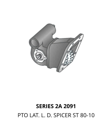 SERIES 2A 2091 PTO LAT. L. D. SPICER ST 80-10