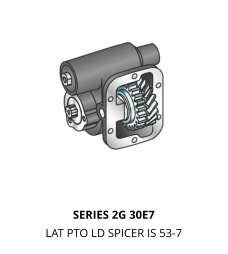 SERIES 2G 30E7 LAT PTO LD SPICER IS 53-7