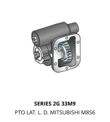 SERIES 2G 33M9 PTO LAT. L. D. MITSUBISHI M8S6