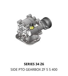 SERIES 34 Z6 SIDE PTO GEARBOX ZF 5 S 400