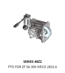 SERIES 40Z2 PTO FOR ZF S6-300 IVECO 2832.6