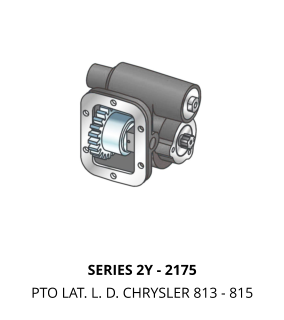 SERIES 2Y - 2175 PTO LAT. L. D. CHRYSLER 813 - 815