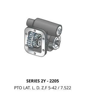 SERIES 2Y - 2205 PTO LAT. L. D. Z.F 5-42 / 7.522