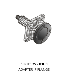 SERIES 7S - X3H0 ADAPTER IF FLANGE