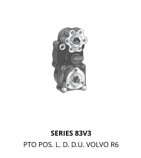 SERIES 83V3 PTO POS. L. D. D.U. VOLVO R6