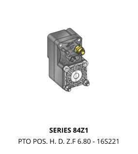 SERIES 84Z1 PTO POS. H. D. Z.F 6.80 - 16S221