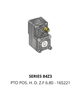 SERIES 84Z3 PTO POS. H. D. Z.F 6.80 - 16S221