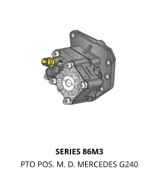SERIES 86M3 PTO POS. M. D. MERCEDES G240