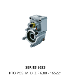 SERIES 86Z3 PTO POS. M. D. Z.F 6.80 - 16S221