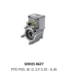 SERIES 86Z7 PTO POS. M. D. Z.F 5.35 - 6.36