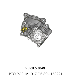 SERIES 86VF PTO POS. M. D. Z.F 6.80 - 16S221