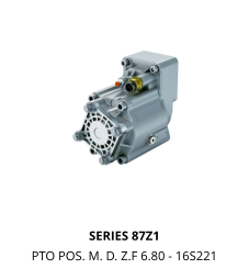 SERIES 87Z1 PTO POS. M. D. Z.F 6.80 - 16S221