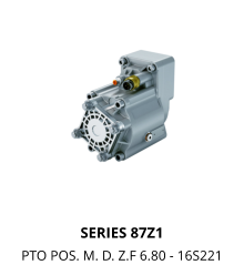SERIES 87Z1 PTO POS. M. D. Z.F 6.80 - 16S221