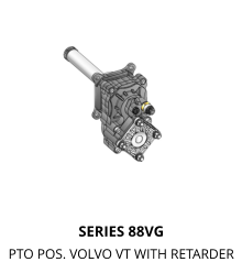 SERIES 88VG PTO POS. VOLVO VT WITH RETARDER