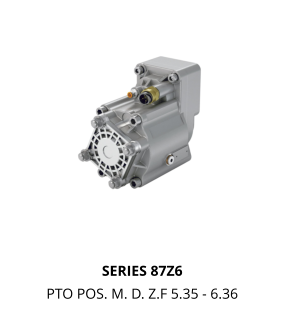 SERIES 87Z6 PTO POS. M. D. Z.F 5.35 - 6.36