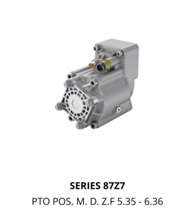 SERIES 87Z7 PTO POS. M. D. Z.F 5.35 - 6.36