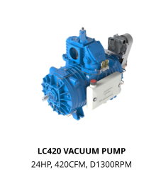 LC420 VACUUM PUMP  24HP, 420CFM, D1300RPM