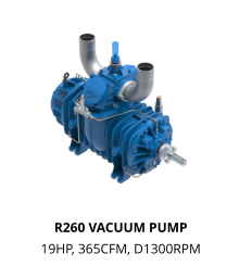 R260 VACUUM PUMP   19HP, 365CFM, D1300RPM