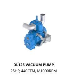 DL125 VACUUM PUMP 25HP, 440CFM, M1000RPM