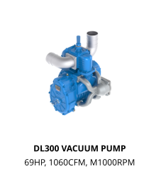 DL300 VACUUM PUMP 69HP, 1060CFM, M1000RPM