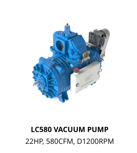 LC580 VACUUM PUMP  22HP, 580CFM, D1200RPM