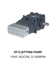 VF12 JETTING PUMP   19HP, 365CFM, D1300RPM