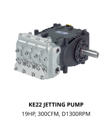 KE22 JETTING PUMP 19HP, 300CFM, D1300RPM