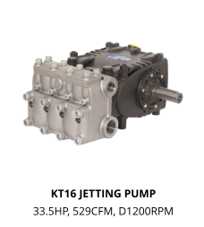KT16 JETTING PUMP  33.5HP, 529CFM, D1200RPM