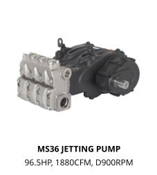 MS36 JETTING PUMP 96.5HP, 1880CFM, D900RPM