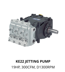 KE22 JETTING PUMP 19HP, 300CFM, D1300RPM
