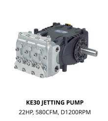 KE30 JETTING PUMP  22HP, 580CFM, D1200RPM