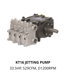 KT16 JETTING PUMP  33.5HP, 529CFM, D1200RPM