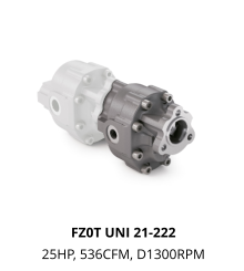 FZ0T UNI 21-222 25HP, 536CFM, D1300RPM