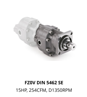 FZ0V DIN 5462 SE 15HP, 254CFM, D1350RPM
