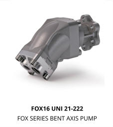 FOX16 UNI 21-222 FOX SERIES BENT AXIS PUMP