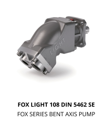 FOX LIGHT 108 DIN 5462 SE FOX SERIES BENT AXIS PUMP
