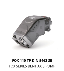 FOX 110 TP DIN 5462 SE FOX SERIES BENT AXIS PUMP
