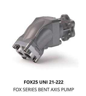 FOX25 UNI 21-222 FOX SERIES BENT AXIS PUMP